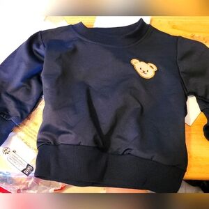 NWOT sweatsuit 9-12 months with teddy bear
